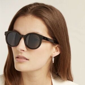 Saint Laurent black acetate monogram sunglasses SL M15 black on black NEW